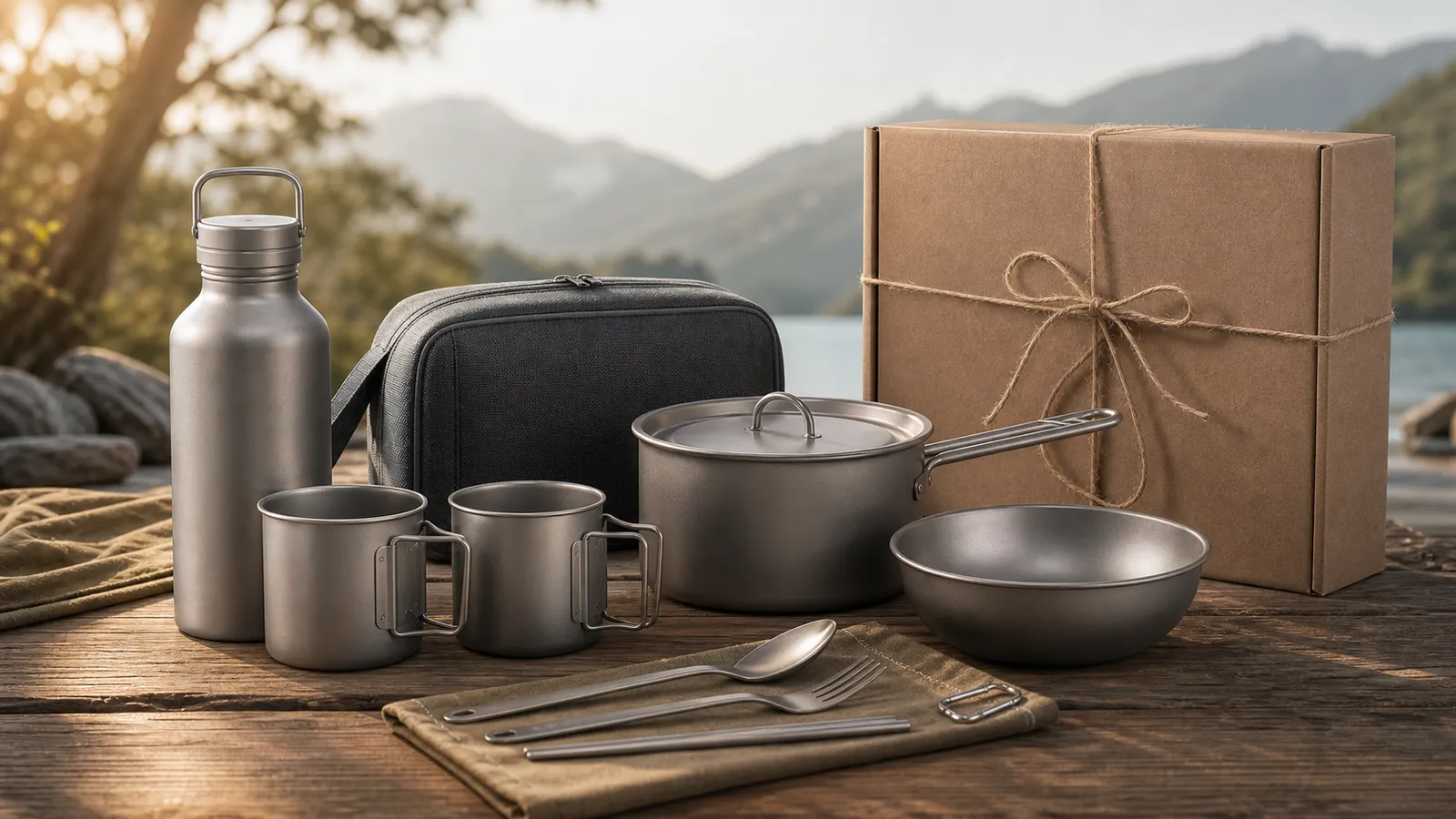 Titanium outdoor and gift sets